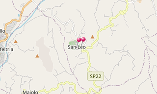 Mapa: San Leo