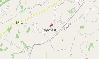 Mapa: Vigoleno