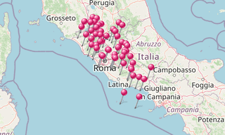 Mapa: Lacio