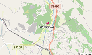Mapa: Fossanova