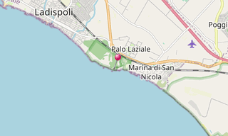 Mapa: Ladispoli