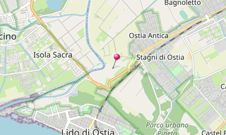 Map: Ostia Antica