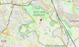 Karte: Via Appia Antica