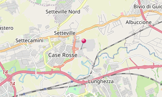 Mapa: Centro Agroalimentare Roma