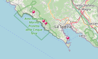 Mapa: Liguria