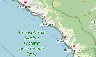 Mappa: Cinque Terre