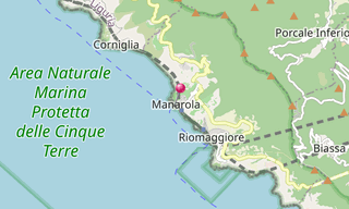 Mapa: Manarola