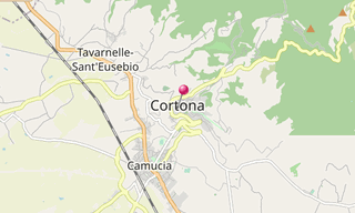 Mapa: Cortona