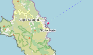 Carte: Île de Giglio