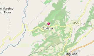 Mapa: Sovana