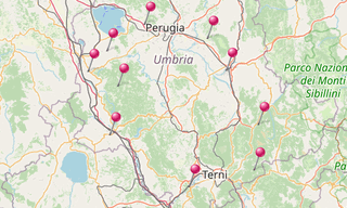Karte: Umbrien
