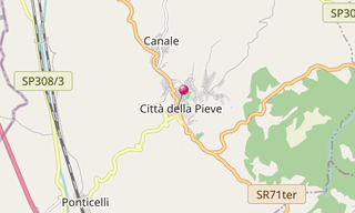 Map: Citta della Pieve