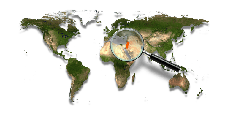 Location map: Jordânia