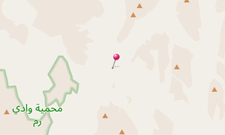 Mapa: Wadi Rum