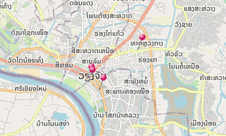 Mapa: Vientiane