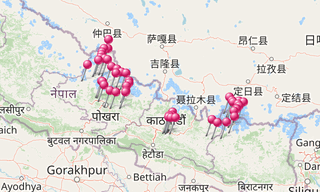 Map: Nepal