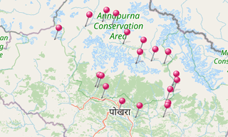 Mapa: Annapurna