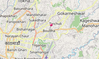 Mapa: Boudhanath