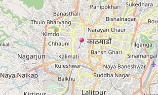 Mapa: Katmandú