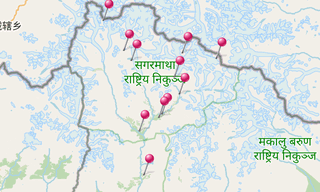 Mapa: Khumbu 1997