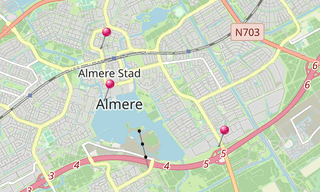 Mapa: Almere