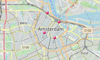 Mapa: Amesterdão