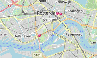 Mapa: Roterdão
