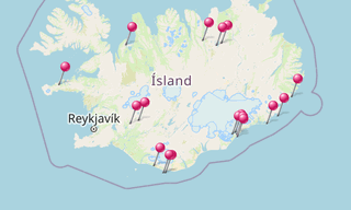 Mapa: Les fotos más bellas de Islandia