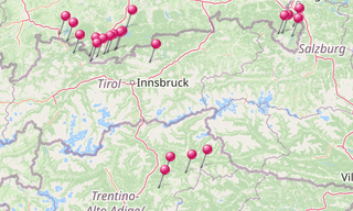 Mapa: Alpes