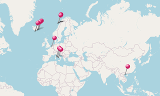 Mappa: Spiagge