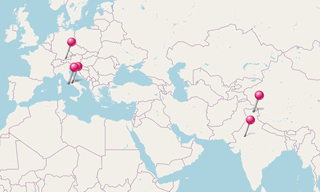 Mapa: Festivales