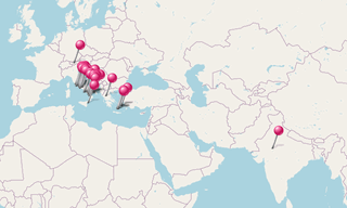 Mapa: Vilas no topo da colina