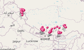 Map: Himalayas